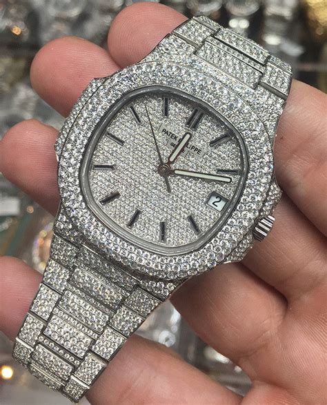 patek philippe 5711 iced out|patek 5711 for sale.